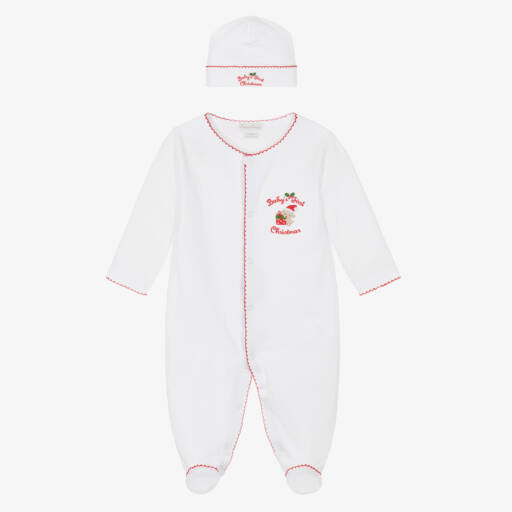 Kissy Kissy-Babys First Festive White Grow Set | Childrensalon Outlet