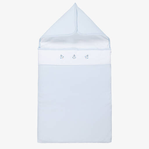 Kissy Kissy-Blue Anchor Baby Nest (78cm) | Childrensalon Outlet