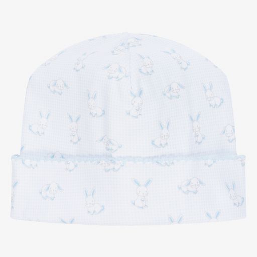 Kissy Kissy-Blue Bunny Cotton Hat | Childrensalon Outlet