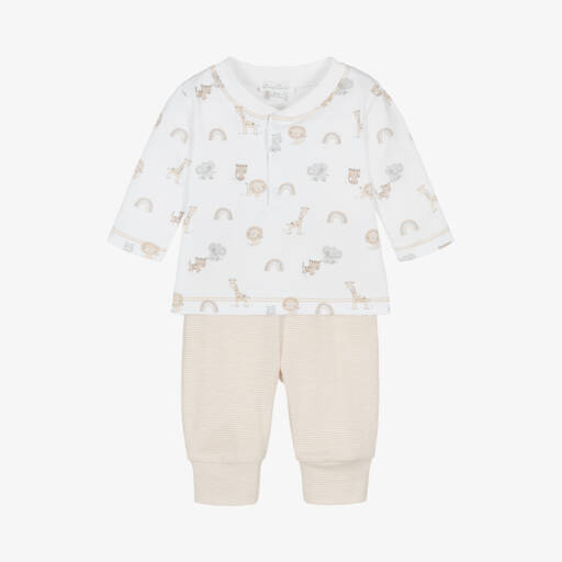 Kissy Kissy-Boys Beige Safari Animal Outfit | Childrensalon Outlet
