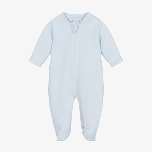 Kissy Kissy-Grenouillère bleue matelassée | Childrensalon Outlet