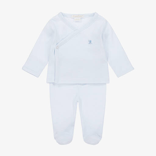Kissy Kissy-Голубой топ и штанишки со слоненком | Childrensalon Outlet