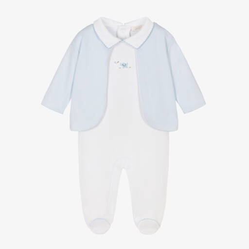 Kissy Kissy-Boys Cotton Elephant Delight Set | Childrensalon Outlet