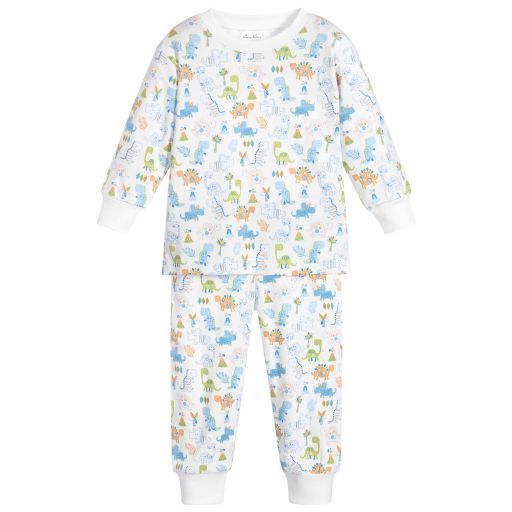 Kissy Kissy-Boys Dino Pima Cotton Pyjamas | Childrensalon Outlet