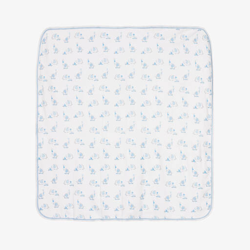 Kissy Kissy-Couverture en coton pima éléphant ABC 72cm garçon | Childrensalon Outlet