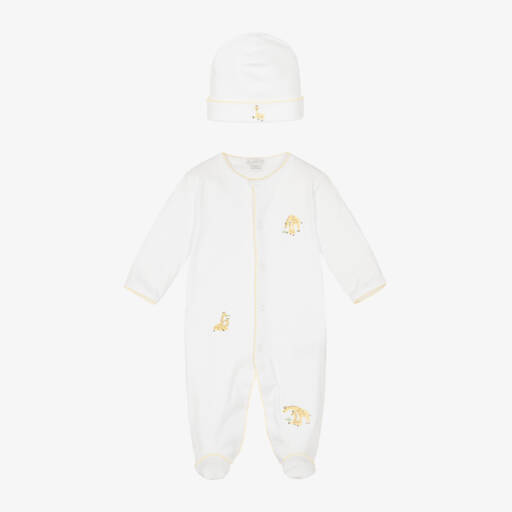 Kissy Kissy-Кремовый комплект для малышей с жирафом для мальчиков | Childrensalon Outlet