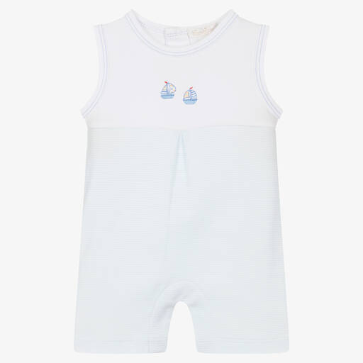 Kissy Kissy-Boys Pima Cotton Boats At Sea Shortie | Childrensalon Outlet