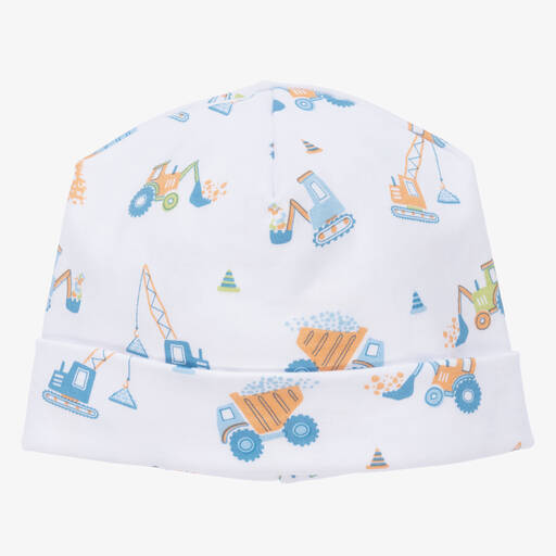 Kissy Kissy-Boys Pima Cotton Construction Convoy Hat | Childrensalon Outlet