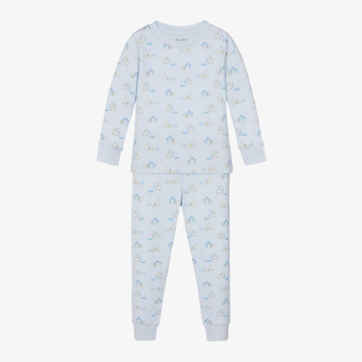 Kissy Kissy-Boys Puppy Print Blue Pyjamas | Childrensalon Outlet