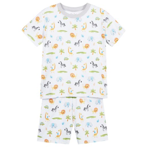 Kissy Kissy-Boys Safari Short Pyjamas | Childrensalon Outlet
