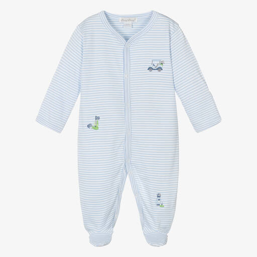 Kissy Kissy-Boys Striped Kissy Golf Club Babygrow | Childrensalon Outlet