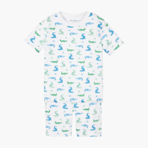 Kissy Kissy-Boys White Crocodile Adventure Sleepwear | Childrensalon Outlet