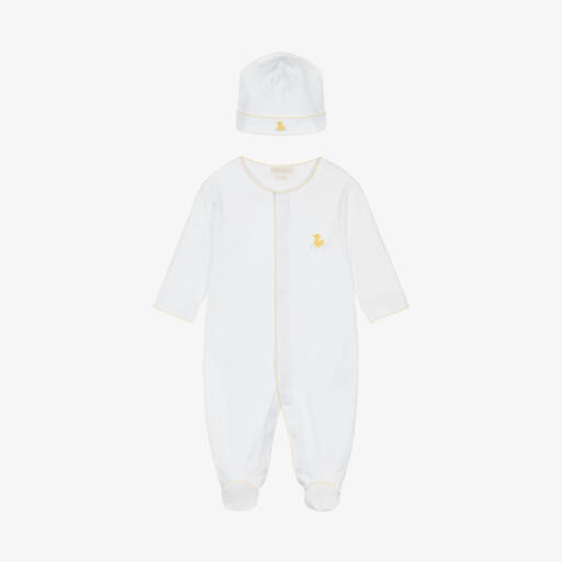 Kissy Kissy-Boys White Duckling Babygrow Outfit | Childrensalon Outlet