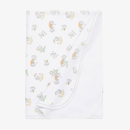 Kissy Kissy-Boys White Hedgehog Blanket | Childrensalon Outlet