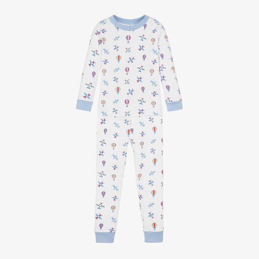 Kissy Kissy-Белая пижама из хлопка пима для мальчиков | Childrensalon Outlet