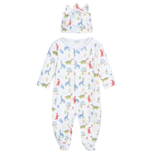 Kissy Kissy-Campfire Babygrow & Hat Set | Childrensalon Outlet