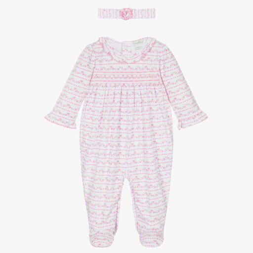 Kissy Kissy-Girls Ballet Blossoms Babygrow Set | Childrensalon Outlet