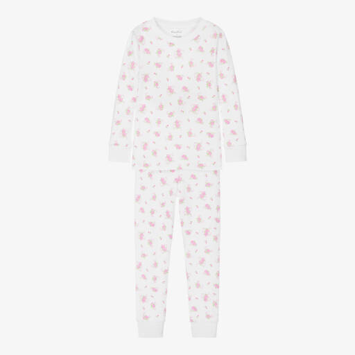 Kissy Kissy-Girls Ivory Floral Pima Pyjamas | Childrensalon Outlet