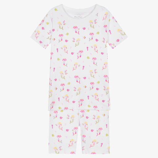 Kissy Kissy-Girls Mermaids Pima Cotton Short Pyjama Set | Childrensalon Outlet