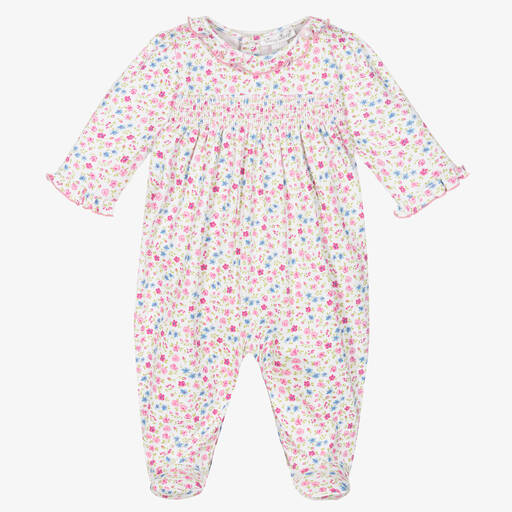 Kissy Kissy-Floral Fantasy Pima-Strampler (M) | Childrensalon Outlet