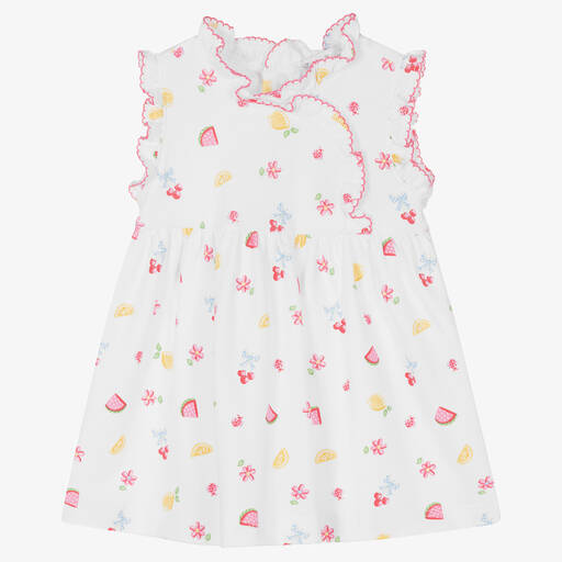 Kissy Kissy-Платье из хлопка пима с тропическими фруктами | Childrensalon Outlet