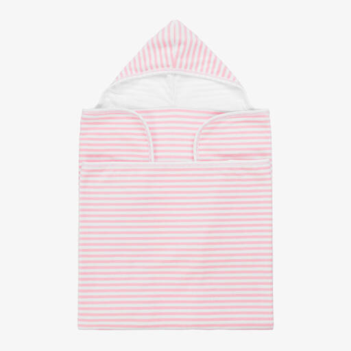 Kissy Kissy-Girls Pink Cabana Terry Stripes Towel (80cm) | Childrensalon Outlet