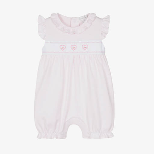 Kissy Kissy-Girls Pink Cotton Heart Shortie | Childrensalon Outlet