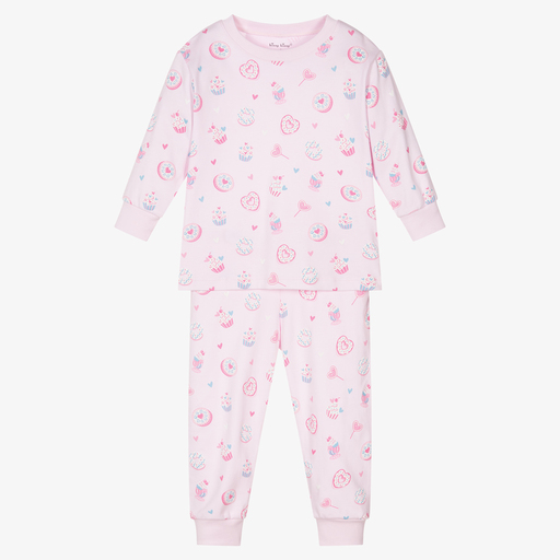 Kissy Kissy-Rosa Pima-Baumwoll-Schlafanzug (M) | Childrensalon Outlet