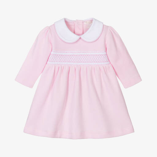 Kissy Kissy-Girls Pink Smocked Cotton Dress | Childrensalon Outlet