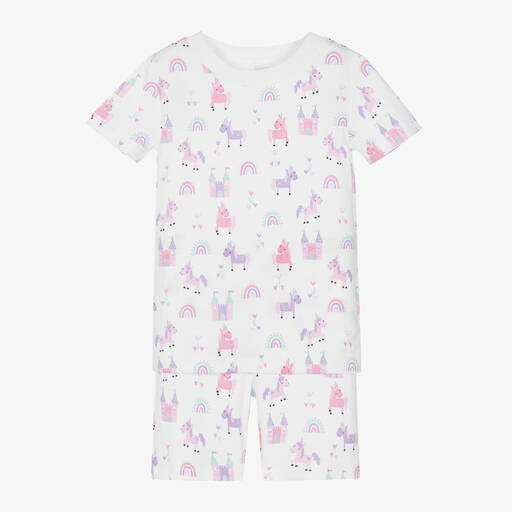 Kissy Kissy-Girls White Stay Magical Short Pyjamas | Childrensalon Outlet