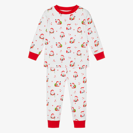 Kissy Kissy-Pyjama en coton Pima Noël | Childrensalon Outlet