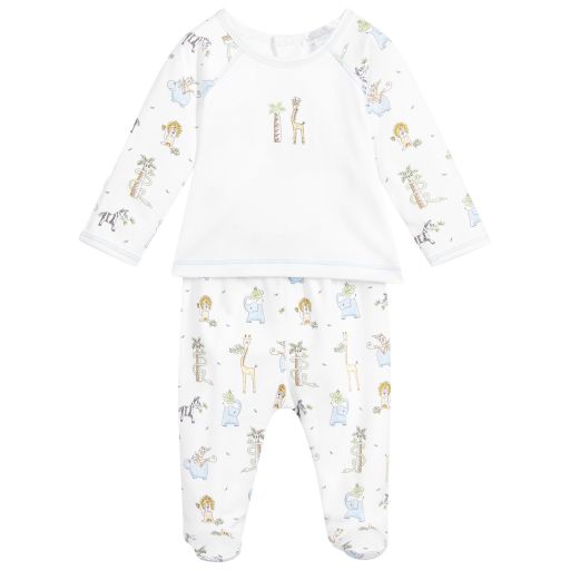 Kissy Kissy-Jungle 2 Piece Babygrow | Childrensalon Outlet