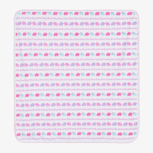 Kissy Kissy-Nelly Cotton Blanket (75cm) | Childrensalon Outlet