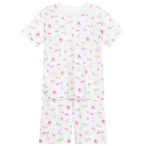 Kissy Kissy-Ocean Pima Cotton Pyjamas | Childrensalon Outlet