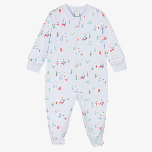 Kissy Kissy-Голубой комбинезон из хлопка пима | Childrensalon Outlet