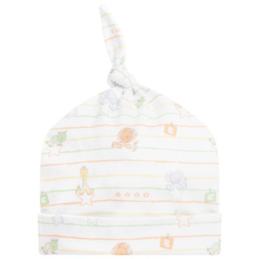 Kissy Kissy-Bonnet en coton Pima à alphabet | Childrensalon Outlet