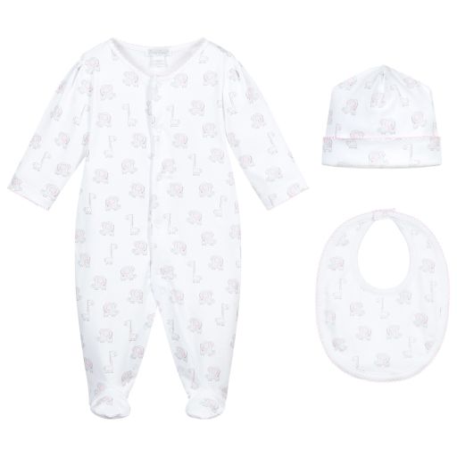 Kissy Kissy-Pima Cotton Babygrow Set | Childrensalon Outlet