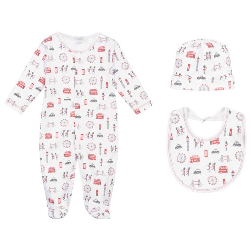 Kissy Kissy-Pima Cotton Babygrow Set | Childrensalon Outlet