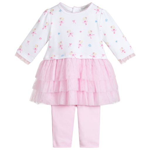 Kissy Kissy-Pima Cotton Ballet Dress Set | Childrensalon Outlet