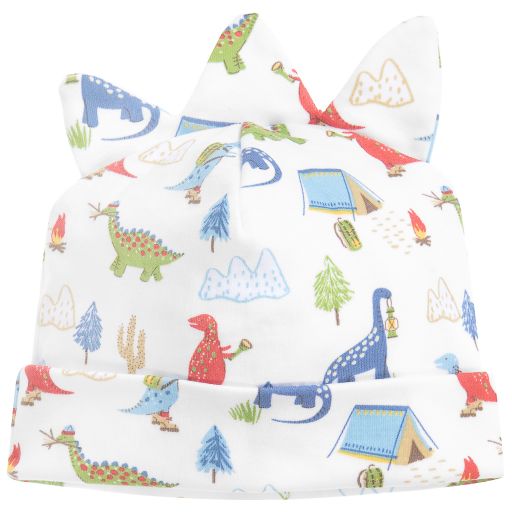 Kissy Kissy-Mütze aus Pima-Baumwolle mit Lagerfeuer-Motiv | Childrensalon Outlet