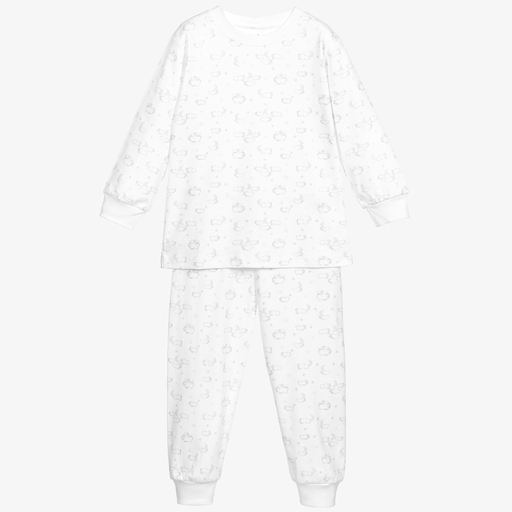 Kissy Kissy-Pima-Baumwollschlafanzug mit Wolken | Childrensalon Outlet