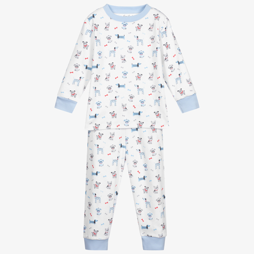 Kissy Kissy-Pyjama en coton Pima Chien  | Childrensalon Outlet