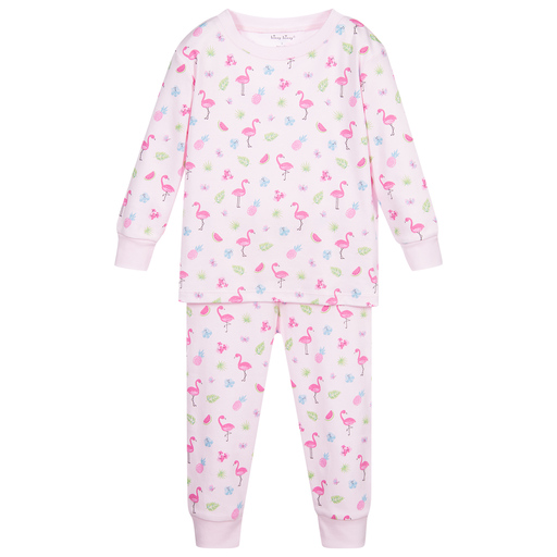 Kissy Kissy-Flamingo-Pyjama aus Pima-Baumwolle | Childrensalon Outlet