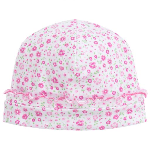 Kissy Kissy-Pima Cotton Floral Hat | Childrensalon Outlet