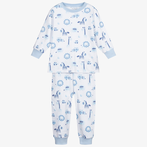 Kissy Kissy-Pima Cotton Jungle Pyjamas | Childrensalon Outlet
