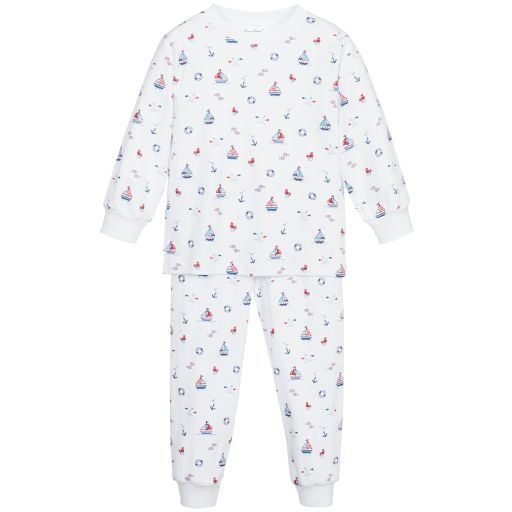 Kissy Kissy-Pima Cotton Nautical Pyjamas | Childrensalon Outlet