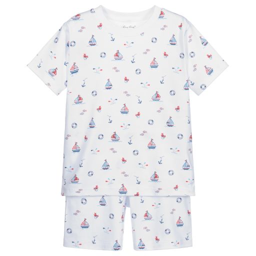 Kissy Kissy-Pima Cotton Nautical Pyjamas | Childrensalon Outlet