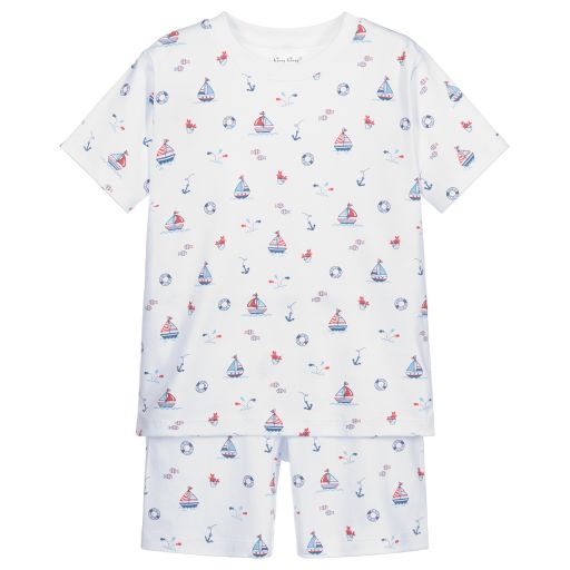 Kissy Kissy-Pyjama en coton Pima Bateau | Childrensalon Outlet