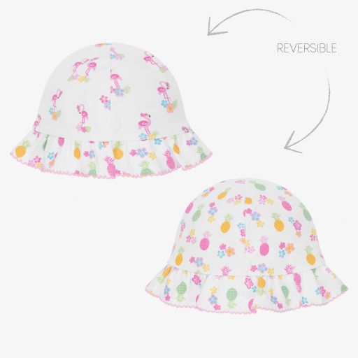 Kissy Kissy-Pima Cotton Pineapple Sun Hat | Childrensalon Outlet