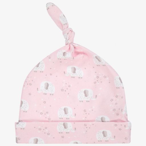 Kissy Kissy-Pima Cotton Pink Dreams Hat | Childrensalon Outlet
